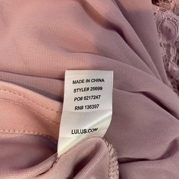 Lulus Love‎ Spell Lace-Back Maxi Dress in Dusty Lavender Size Medium - Picture 7 of 8